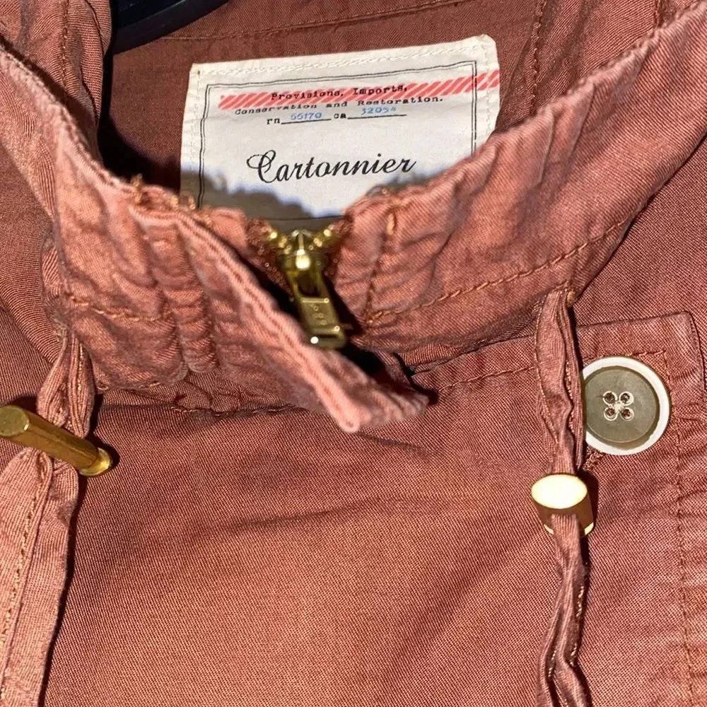 Cartonnier by Anthropologie rust color jacket size small